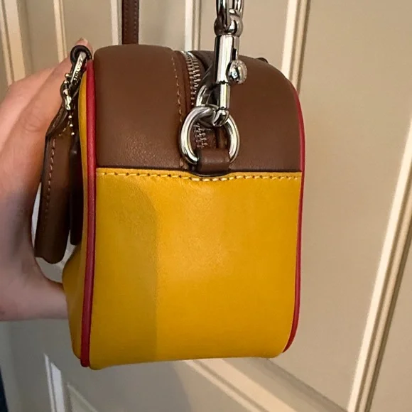 Coach Leather, small colorblock crossbody - Picture 4 of 6